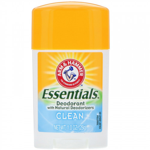 Arm & Hammer, Essentials مزيل رائحة العرق الطبيعي,...