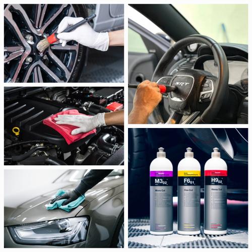 باقة التلميع الشامل سيارة وسط