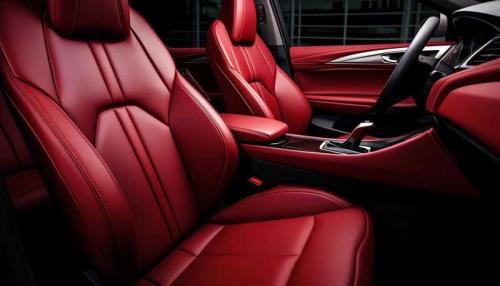 Car upholstery (leather) sedan (two rows)