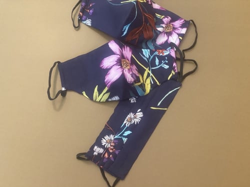 كمامة كحلي مورد بطانة بفلتر مقاومة للماء #89