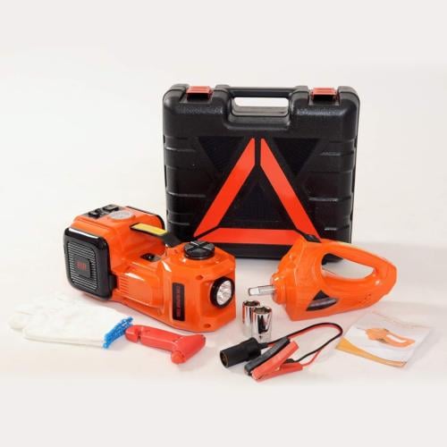 رافعة تاوا للسيارة مع مفتاح ربط مطرقي كهربائي، ادو...