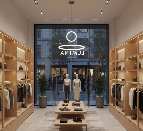Interior design and furniture (commercial store)