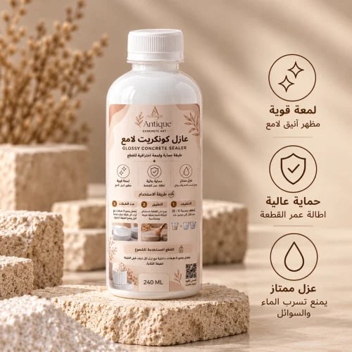 عازل كونكريت لامع