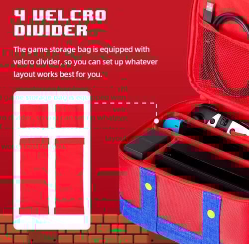 حقيبة حفظ لعبة نيتندر وملحقاتها