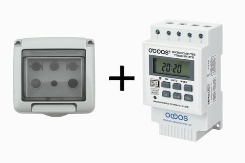 تايمر إلكتروني 2 خط 110V 25A