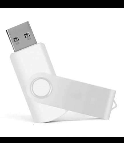 فلاش ممري 64GB يمكن إستخدامها مع الجوال لون أبيض
