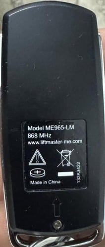 Liftmaster ريموت تردد 868mhz (ME965-LM)