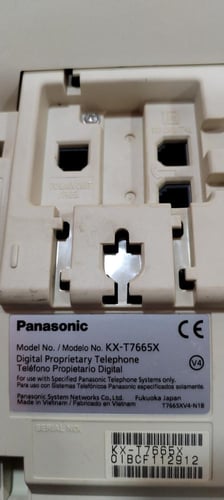 سماعة هاتف سنترال بانسونك موديل kx-T7665 (شبه جديد...
