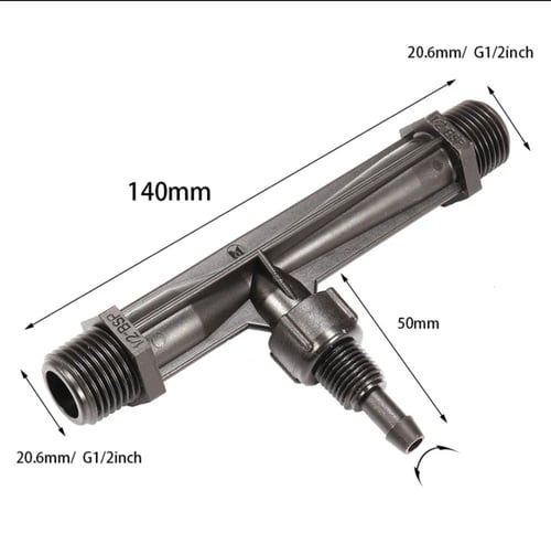 فنتوري خلاط حقن الاسمدة الزراعية 1 بوصة