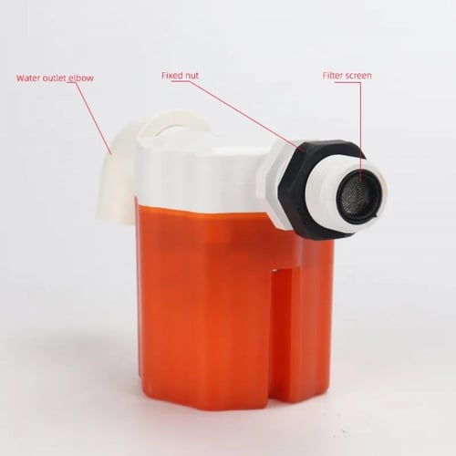 عوامة خزان الماء مصنوعة بالكامل من البلاستيك 1 بوص...