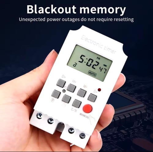 تايمر إلكتروني 2 خط 220V 25A