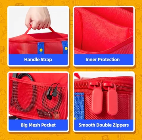 حقيبة حفظ لعبة نيتندر وملحقاتها