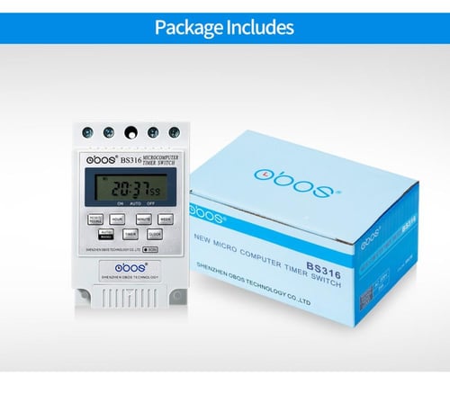 تايمر إلكتروني 2 خط 220V 25A