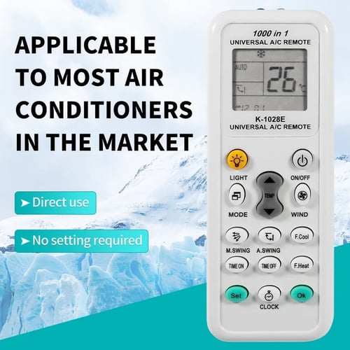 ريموت مكيف 1000 في 1