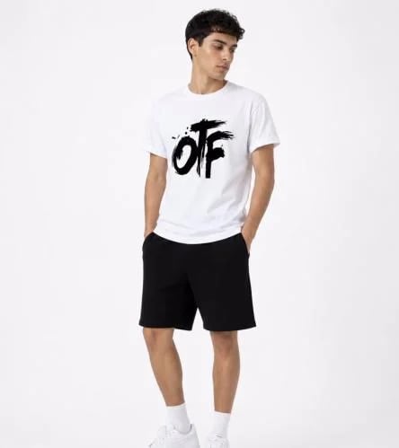 White T-shirt and shorts set