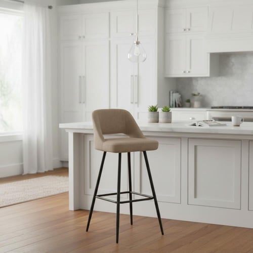 كرسي بار مودرن بظهر مريح وعصرى