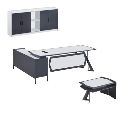 طقم مكتب إداري فاخر بتصميم عصري ومتين