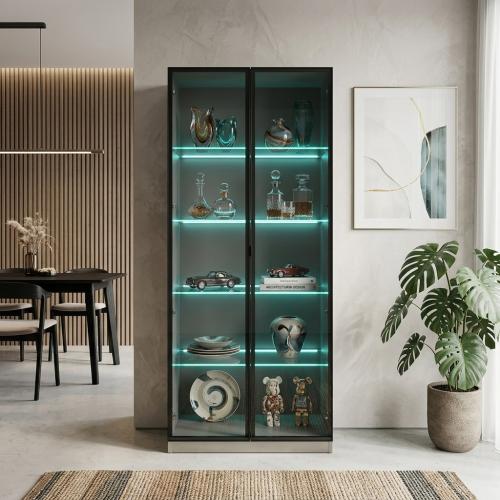 دولاب بوفيه ليد بتصميم احترافى
