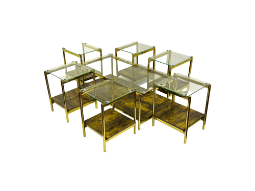 طقم طاولات قهوة عصري بتصميم مبتكر