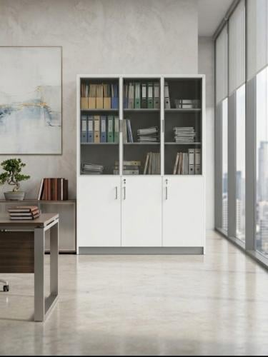 دولاب مكتبي فاخر بتصميم مميز متوفر بمقاسين