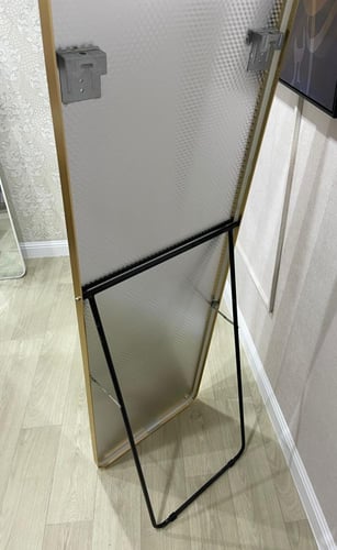 مرايه ستاند ضد الكسر مقاس 170*50 سم لون جولد