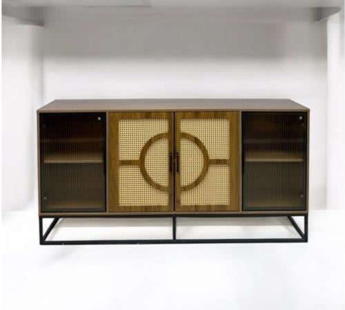 دولاب بوفيه بتصميم فريد وعصرى لون كافيه