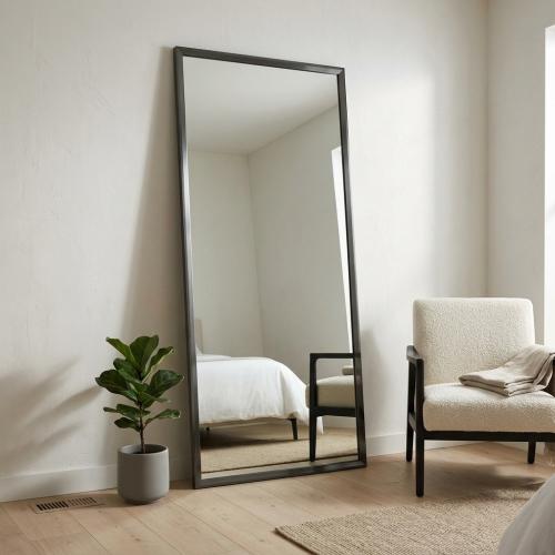 مرايا مستطيل اسود 70*140 CM