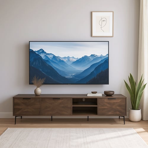 طاولة تلفاز فاخرة 200 سم بأربعة ألوان أنيقة