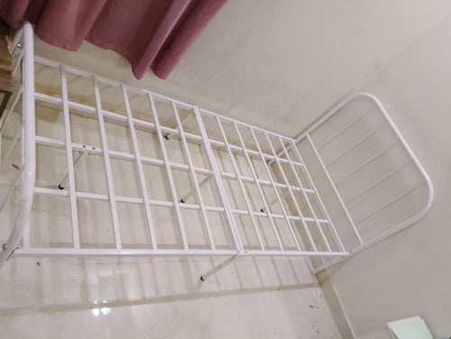 سرير حديد ابيض 200*100 سم