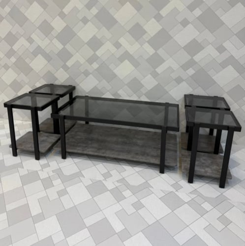 طقم طاولات خدمة راقي بتصميم مميز