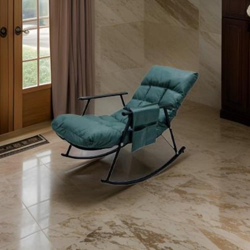 كرسي هزاز راقي لون زيتي