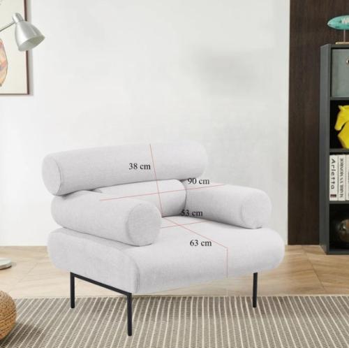 كرسي قماش بتصميم عصري