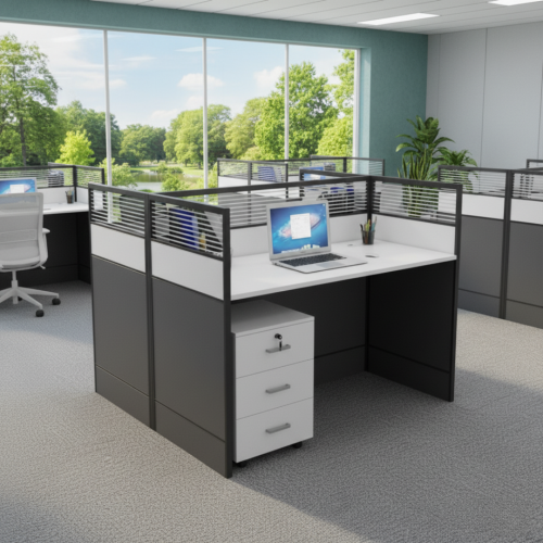 وحدة عمل ثنائية منفصلة مقاس 120 سم