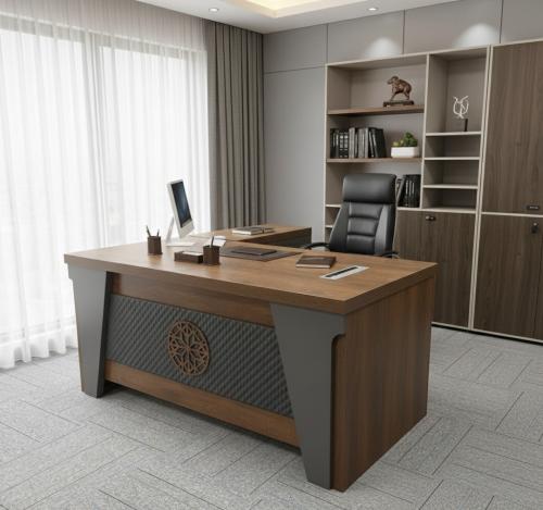 مكتب عمل زاويه بتصميم مميز وعصرى