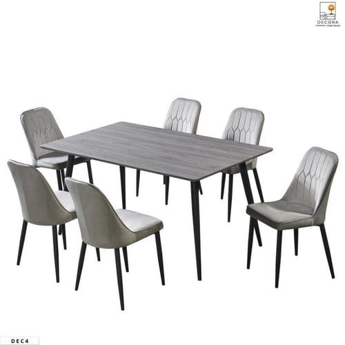 طاولة طعام خشب 6 كرسي