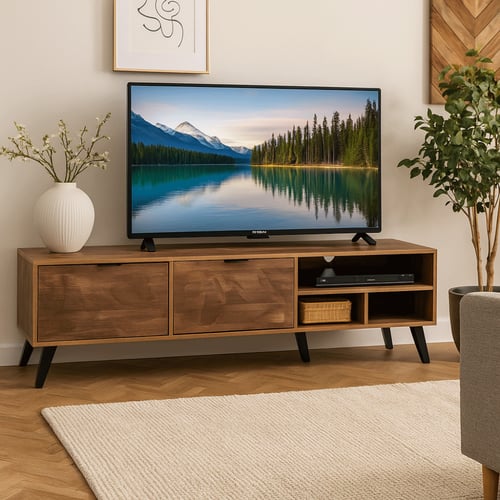 طاولة تلفاز بمقاس 180 سم بألوان عصرية ومميزه