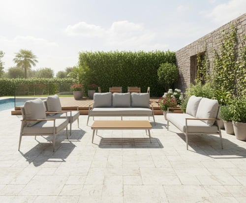 طقم جلسات خارجى 7شخص عصرى ومميز