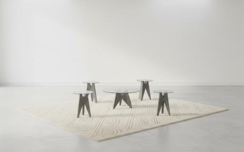 طقم طاولات خدمة بتصميم عصري ومميز