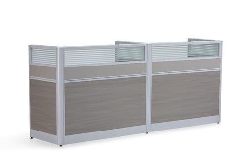 وحدة عمل ثنائية حديثة بتصميم احترافي