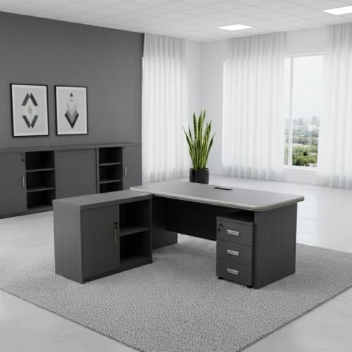 مكتب عمل بتصميم هندسي جذاب