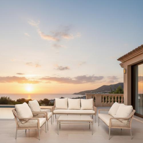 طقم جلسة خارجية بتصميم احترافى فاخر 7شخص