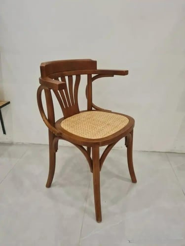 كرسي مفرد بني داكن