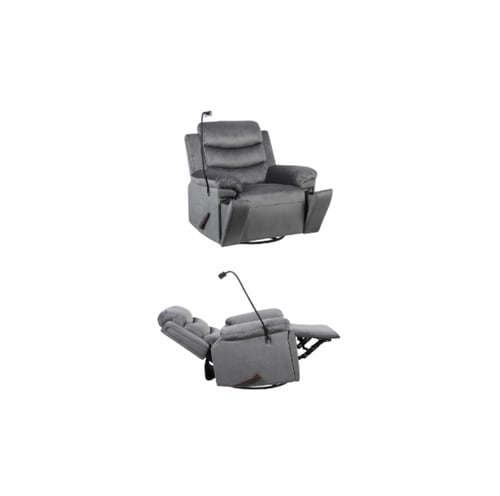 كرسي هزاز دوار بحامل جوال مدمج بتصميم فاخر