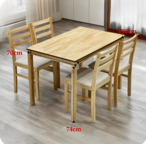 طقم طاولة طعام 4كرسي بتصميم فاخر