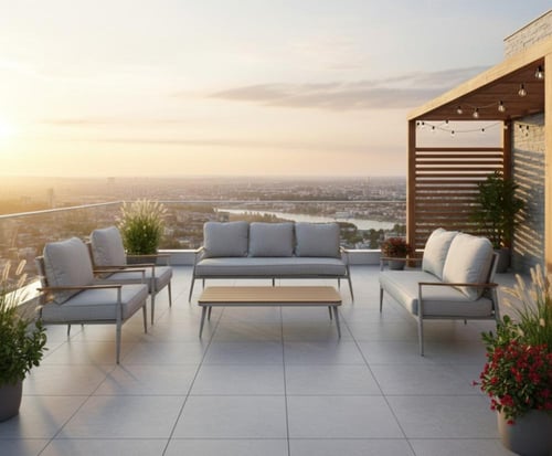 طقم جلسات خارجى 7شخص عصرى ومميز