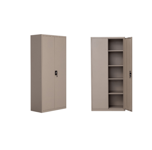 دولاب مكتبي أبواب معدن وزجاج