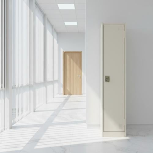 خزانة تخزين متينه وعمليه معدنية 1 خانة