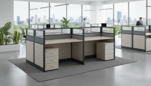 وحدة عمل رباعية بفواصل عصرية وخصوصية كاملة