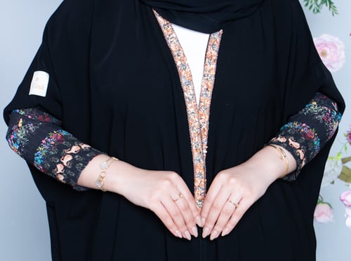 عباية البشت ملكي وحجر كريم لون رقم 3