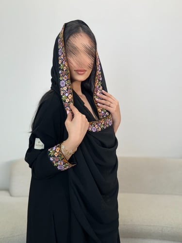 عباية الاناقة قماش ملكي فاخر الاصلي وكلفة ناعمة